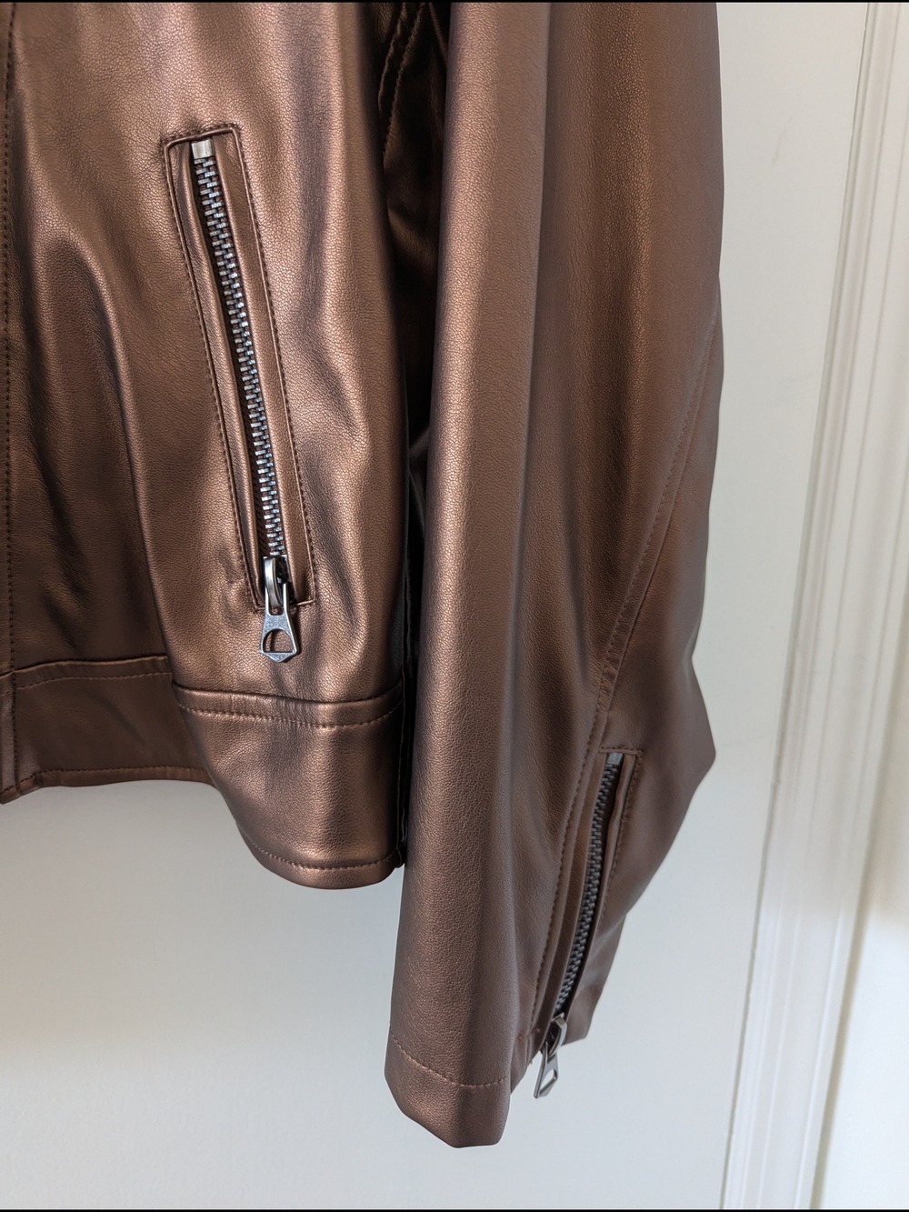 Torrid Metallic Copper Moto Jacket - Picture 5 of 7